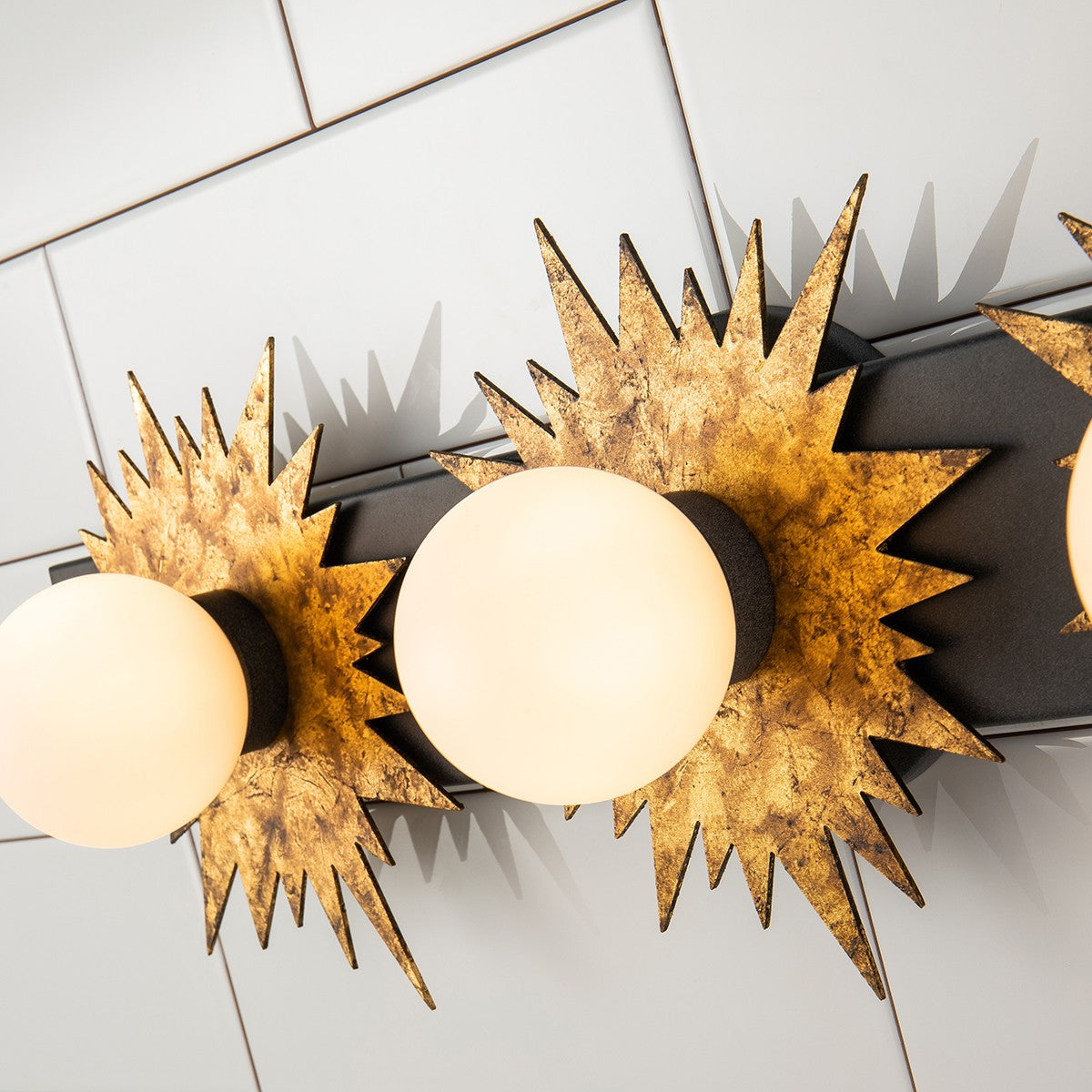 Lucas + McKearn - BB90417-3 - Three Light Vanity - Soleil - Wzc+Gold