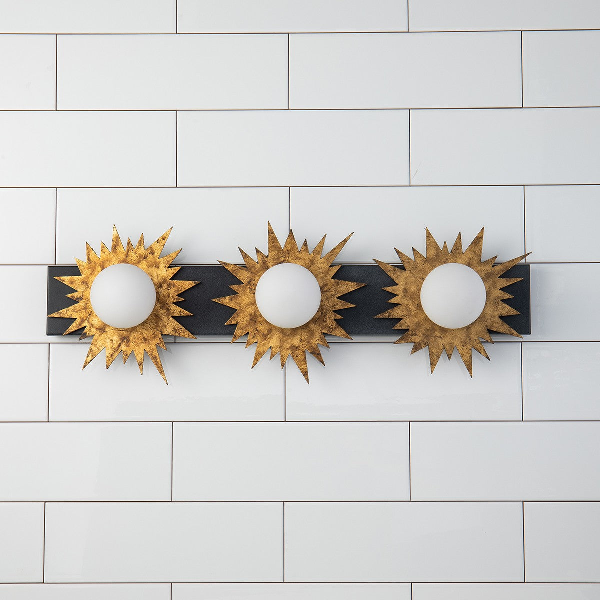 Lucas + McKearn - BB90417-3 - Three Light Vanity - Soleil - Wzc+Gold