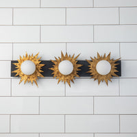 Lucas + McKearn - BB90417-3 - Three Light Vanity - Soleil - Wzc+Gold