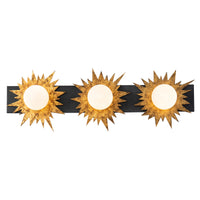 Lucas + McKearn - BB90417-3 - Three Light Vanity - Soleil - Wzc+Gold