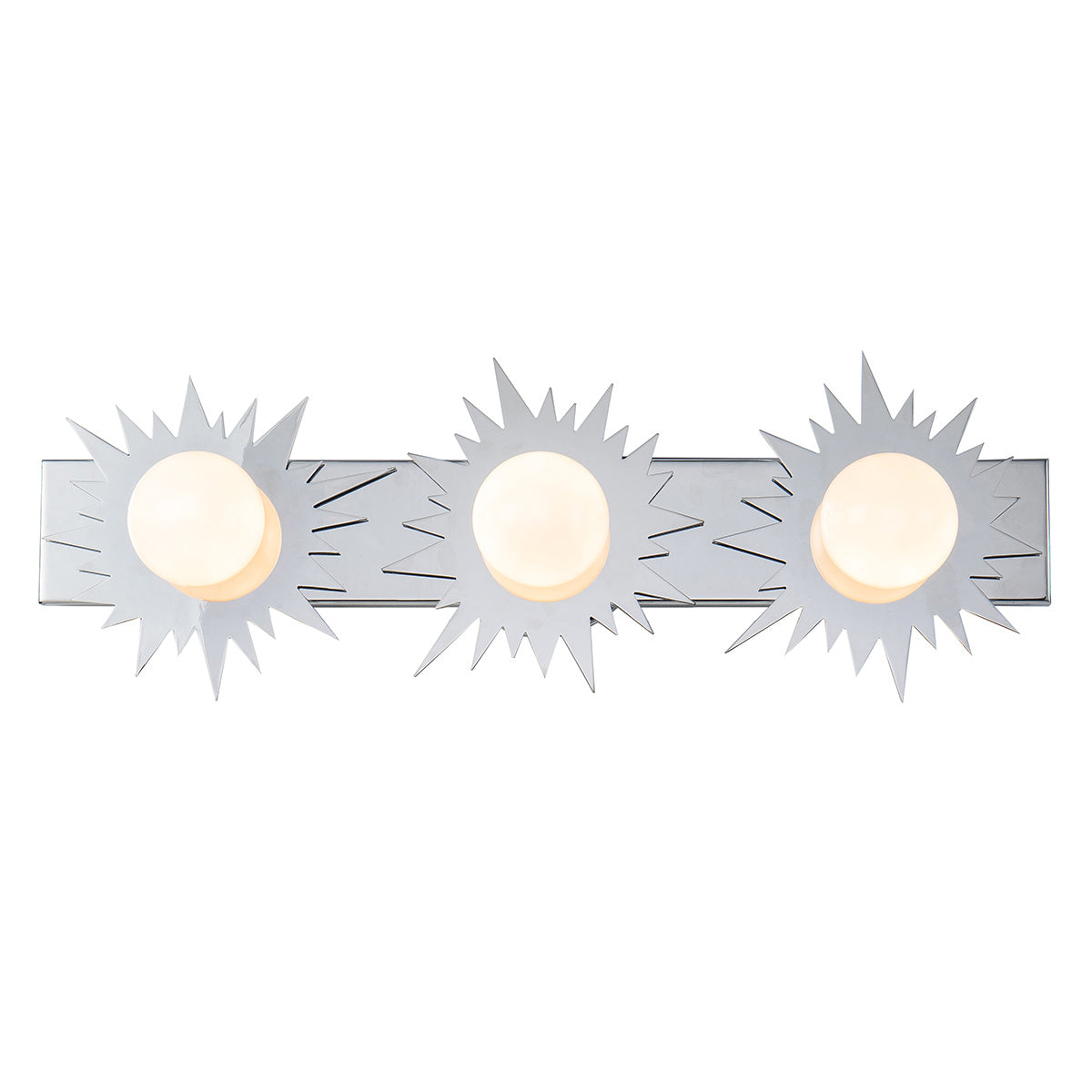 Lucas + McKearn - BB90417PC-3 - Three Light Vanity - Soleil - Polished Chrome
