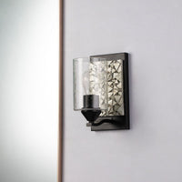 Lucas + McKearn - BB90586MB-1B1S - One Light Wall Sconce - Bocage - Matte Black