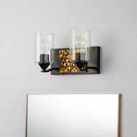 Lucas + McKearn - BB90586MB-2B1G - Two Light Vanity - Bocage - Matte Black