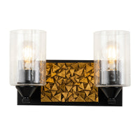 Lucas + McKearn - BB90586MB-2B1G - Two Light Vanity - Bocage - Matte Black