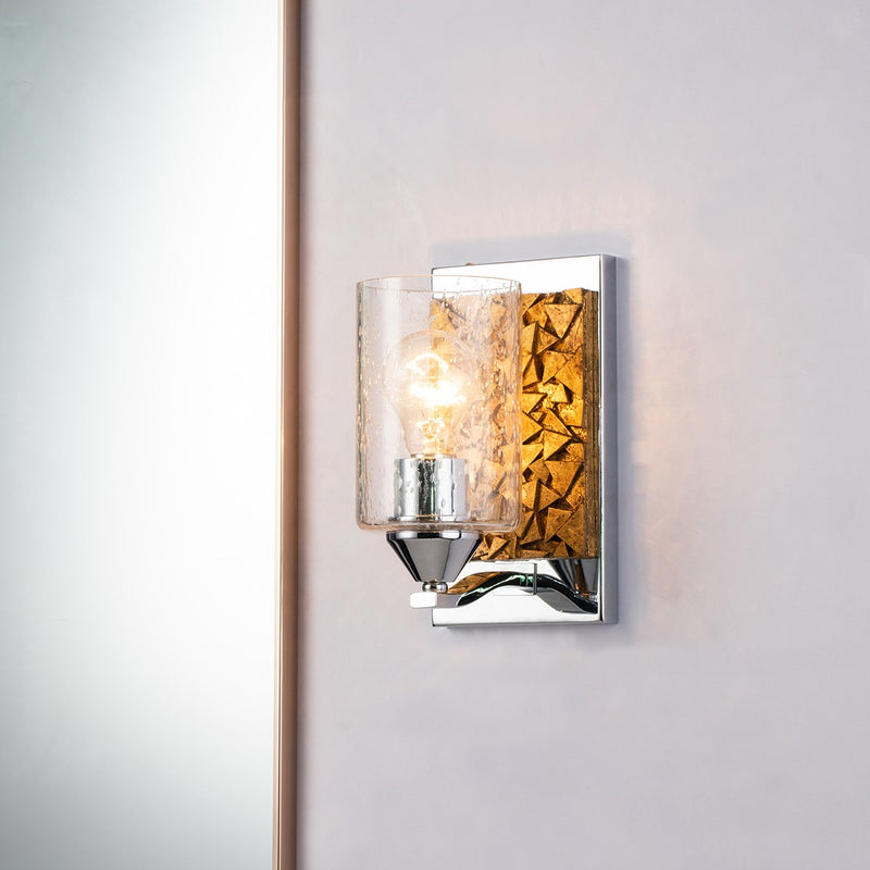 Lucas + McKearn - BB90586PC-1B1G - One Light Wall Sconce - Bocage - Polished Chrome