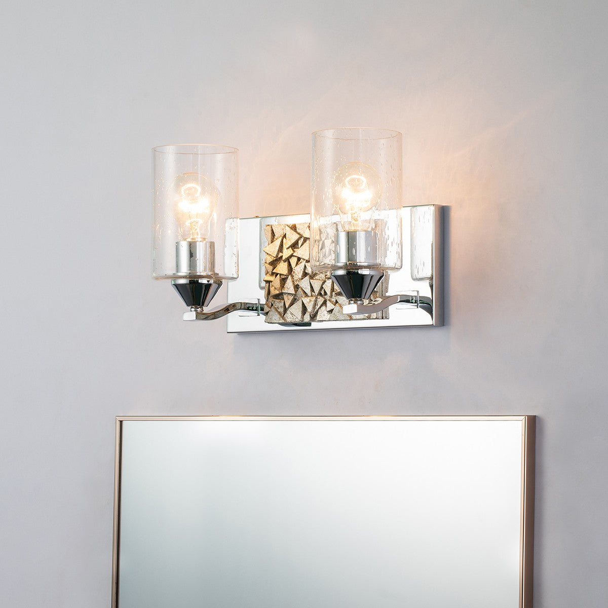 Lucas + McKearn - BB90586PC-2B1S - Two Light Vanity - Bocage - Polished Chrome