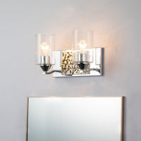 Lucas + McKearn - BB90586PC-2B1S - Two Light Vanity - Bocage - Polished Chrome