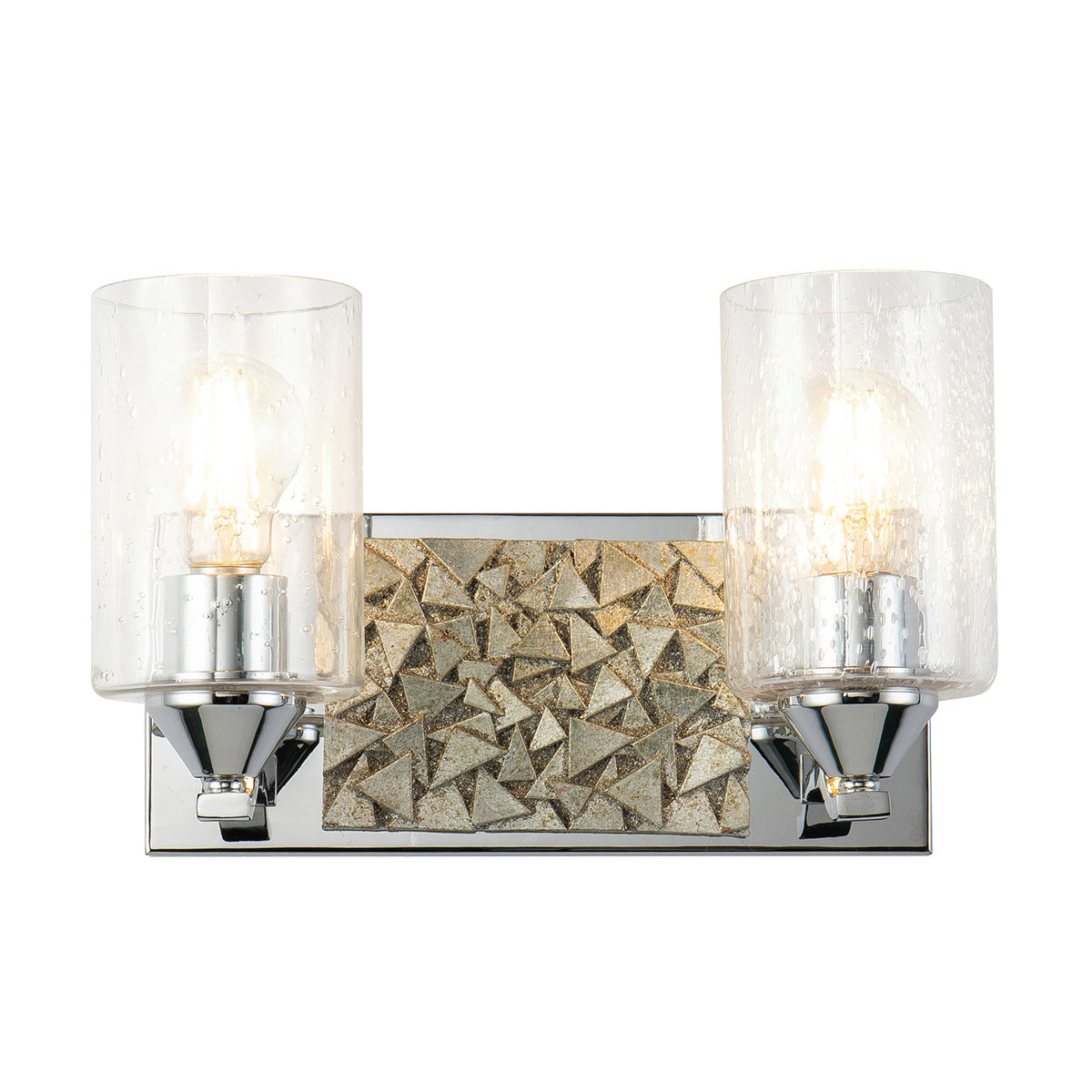 Lucas + McKearn - BB90586PC-2B1S - Two Light Vanity - Bocage - Polished Chrome
