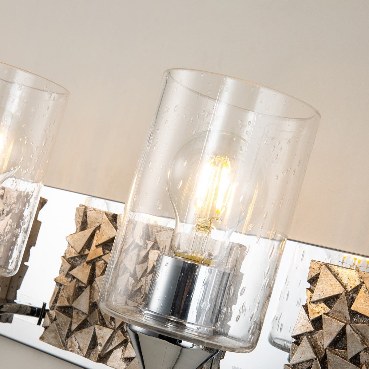 Lucas + McKearn - BB90586PC-4B1S - Four Light Vanity - Bocage - Polished Chrome
