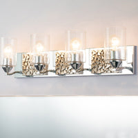 Lucas + McKearn - BB90586PC-4B1S - Four Light Vanity - Bocage - Polished Chrome