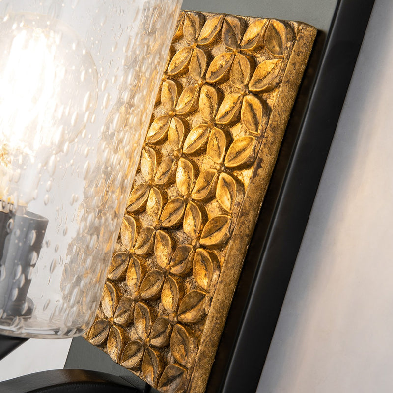 Lucas + McKearn - BB90587MB-1B2G - One Light Wall Sconce - Arcadia - Matte Black