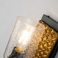 Lucas + McKearn - BB90587MB-1B2G - One Light Wall Sconce - Arcadia - Matte Black