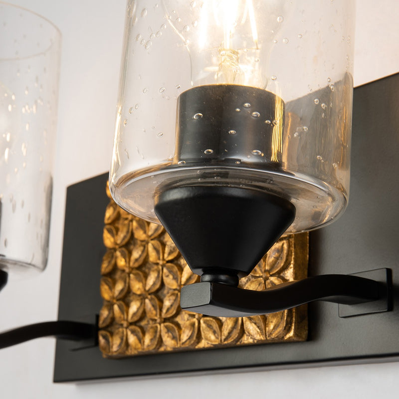 Lucas + McKearn - BB90587MB-3B2G - Three Light Vanity - Arcadia - Matte Black