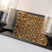 Lucas + McKearn - BB90587MB-3B2G - Three Light Vanity - Arcadia - Matte Black