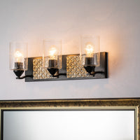 Lucas + McKearn - BB90587MB-3B2S - Three Light Vanity - Arcadia - Matte Black