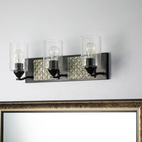 Lucas + McKearn - BB90587MB-3B2S - Three Light Vanity - Arcadia - Matte Black