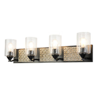 Lucas + McKearn - BB90587MB-4B2S - Four Light Vanity - Arcadia - Matte Black