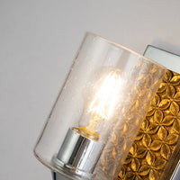 Lucas + McKearn - BB90587PC-1B2G - One Light Wall Sconce - Arcadia - Polished Chrome