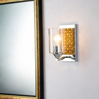 Lucas + McKearn - BB90587PC-1B2G - One Light Wall Sconce - Arcadia - Polished Chrome