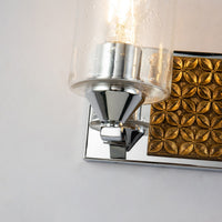 Lucas + McKearn - BB90587PC-2B2G - Two Light Vanity - Arcadia - Polished Chrome