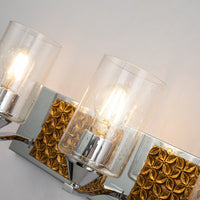 Lucas + McKearn - BB90587PC-3B2G - Three Light Vanity - Arcadia - Polished Chrome