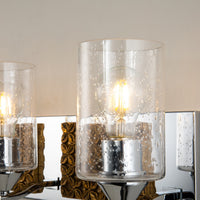 Lucas + McKearn - BB90587PC-4B2G - Four Light Vanity - Arcadia - Polished Chrome