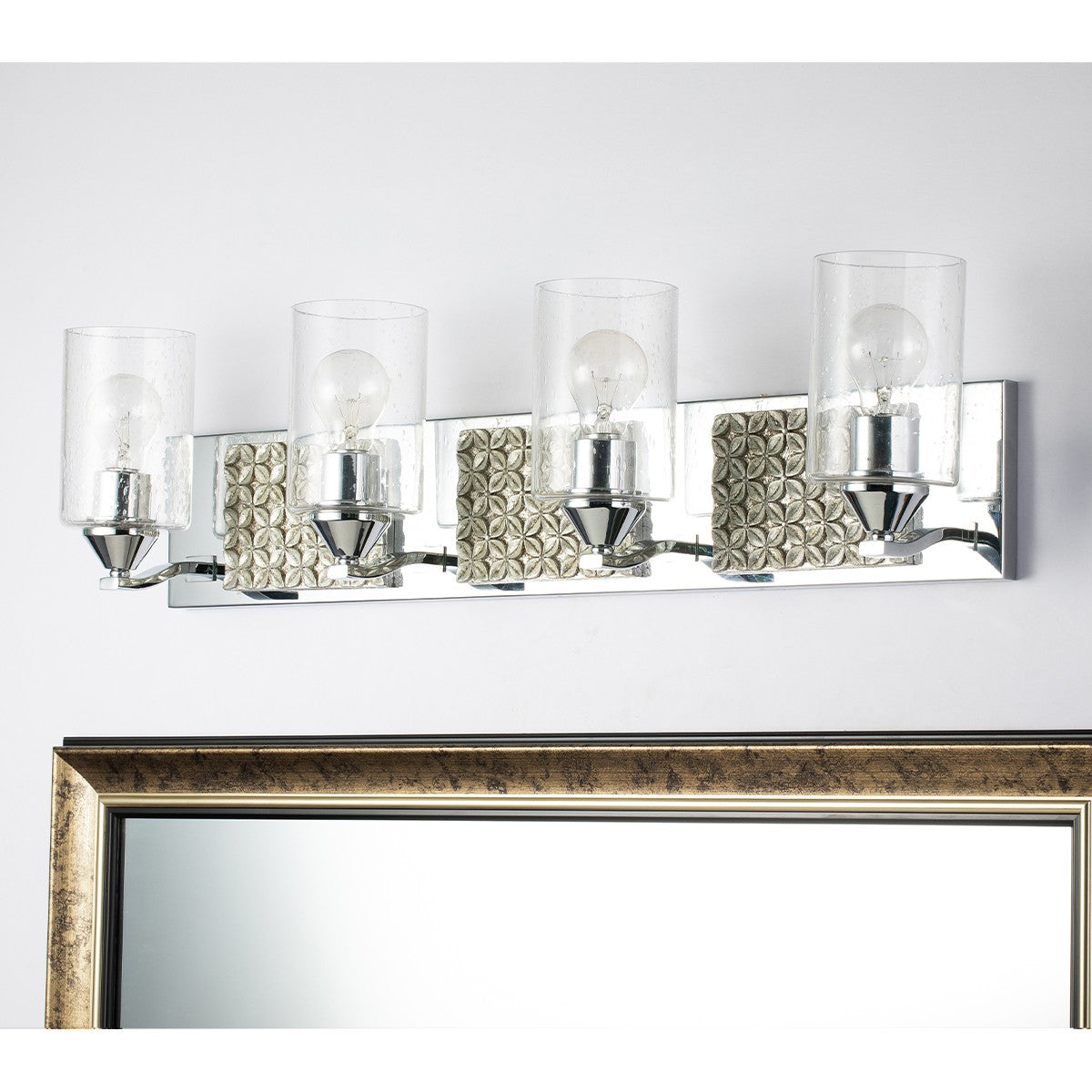 Lucas + McKearn - BB90587PC-4B2S - Four Light Vanity - Arcadia - Polished Chrome