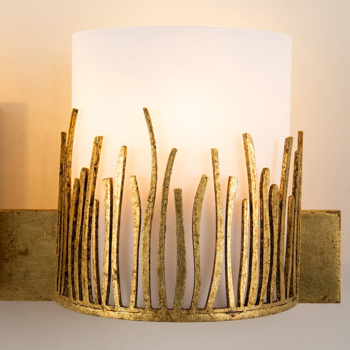 Lucas + McKearn - BB90610G-3 - Three Light Vanity - Sawgrass - Gold