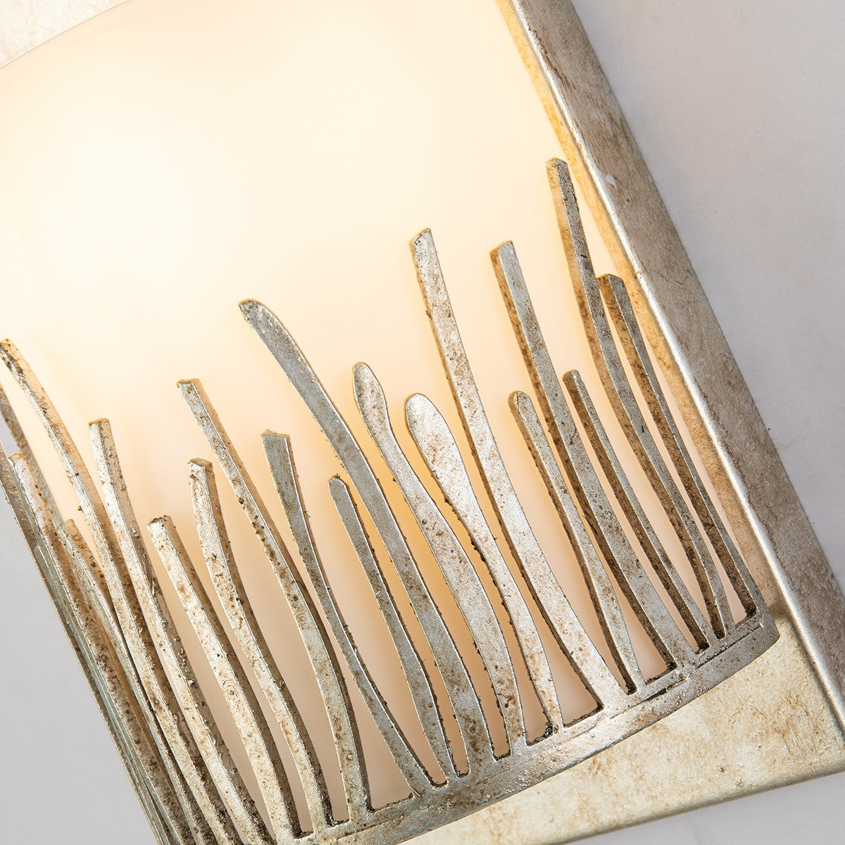 Lucas + McKearn - BB90610S-1 - One Light Wall Sconce - Sawgrass - Silver