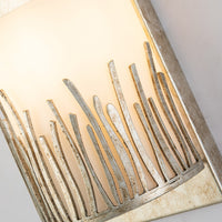 Lucas + McKearn - BB90610S-1 - One Light Wall Sconce - Sawgrass - Silver