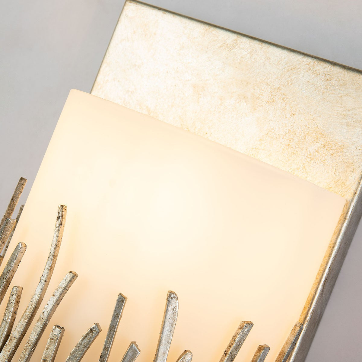 Lucas + McKearn - BB90610S-1 - One Light Wall Sconce - Sawgrass - Silver