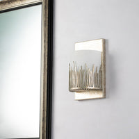Lucas + McKearn - BB90610S-1 - One Light Wall Sconce - Sawgrass - Silver