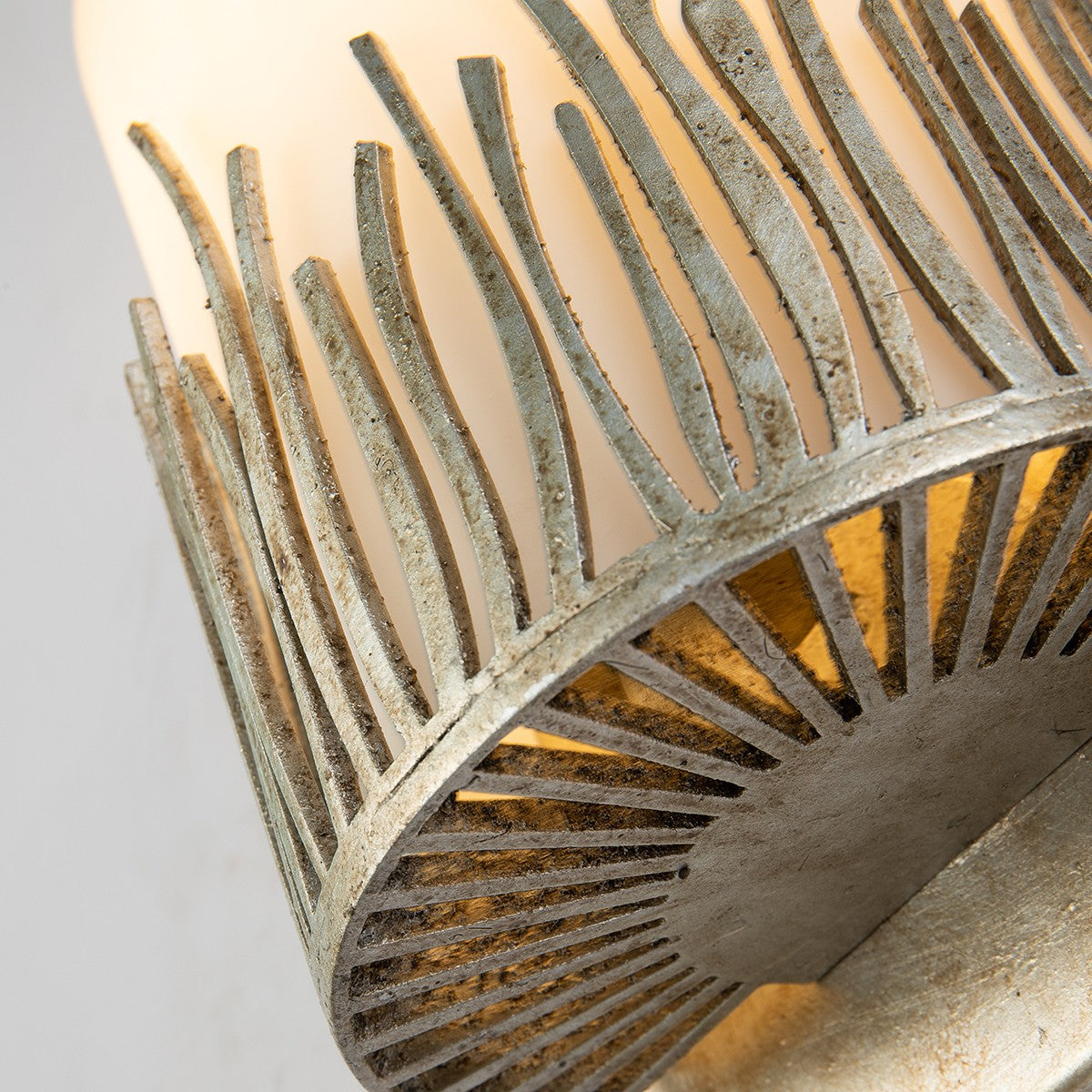 Lucas + McKearn - BB90610S-1 - One Light Wall Sconce - Sawgrass - Silver