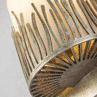 Lucas + McKearn - BB90610S-1 - One Light Wall Sconce - Sawgrass - Silver