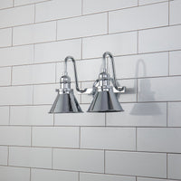 Lucas + McKearn - BB90684PC-2 - Two Light Vanity - Provence - Polished Chrome