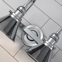 Lucas + McKearn - BB90684PC-2 - Two Light Vanity - Provence - Polished Chrome