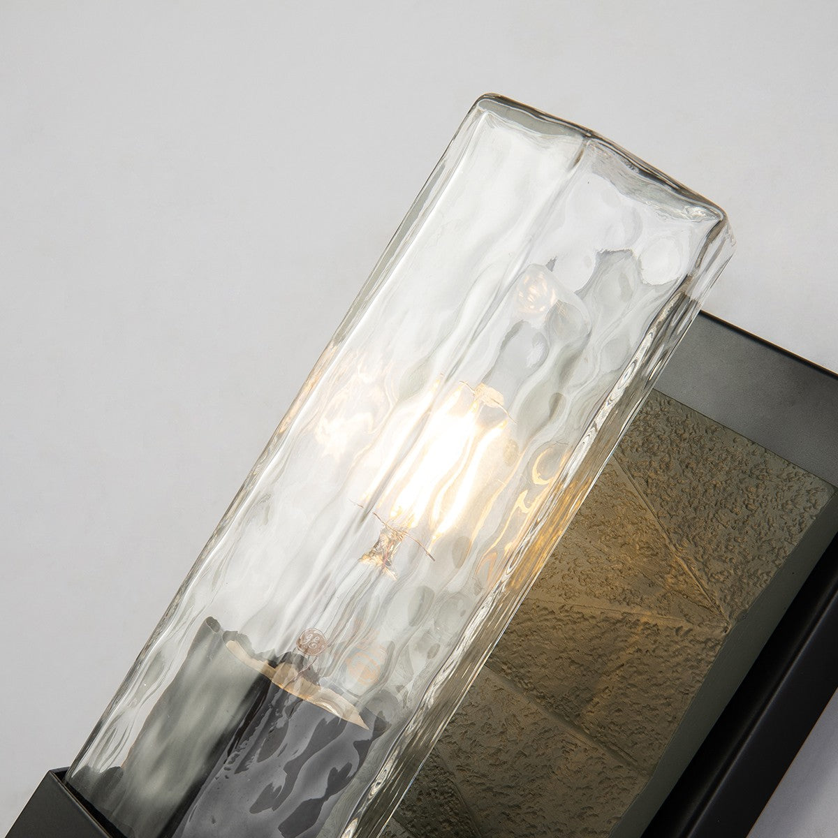 Lucas + McKearn - BB91595-1 - One Light Wall Sconce - Navarre - Black+Grey