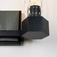 Lucas + McKearn - BB91595-2 - Two Light Vanity - Navarre - Black+Grey