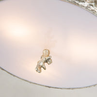 Lucas + McKearn - FM1238S-16 - Three Light Flush Mount - Trellis - Silver Leaf