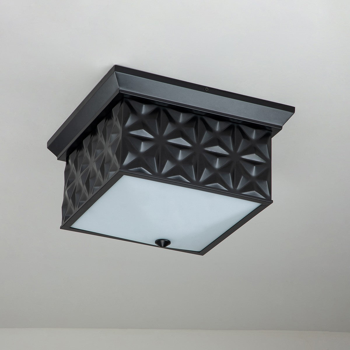 Lucas + McKearn - FM1302MB-14 - Four Light Flush Mount - Alpha - Matte Black