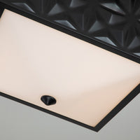 Lucas + McKearn - FM1302MB-14 - Four Light Flush Mount - Alpha - Matte Black