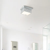 Lucas + McKearn - FM1302PC-14 - Four Light Flush Mount - Alpha - Polished Chrome