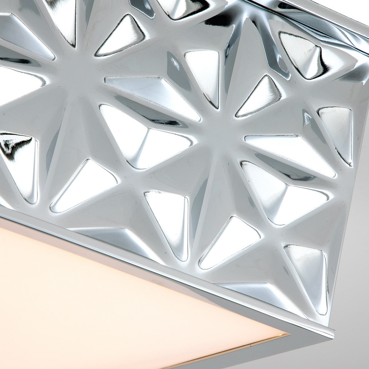 Lucas + McKearn - FM1302PC-14 - Four Light Flush Mount - Alpha - Polished Chrome