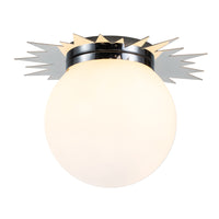 Lucas + McKearn - FM90417PC-15 - Three Light Flush Mount - Soleil - Polished Chrome