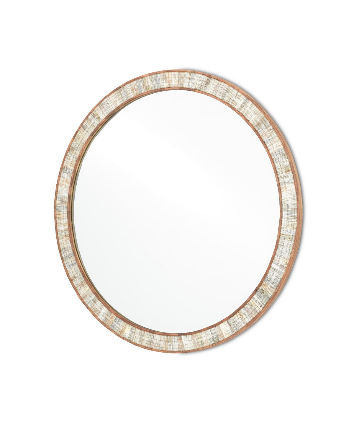 Currey and Company - 1000-0070 - Mirror - Hyson - Natural/Beige