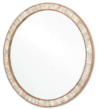 Currey and Company - 1000-0070 - Mirror - Hyson Collection - Chiseled Horn/Natural/Mirror