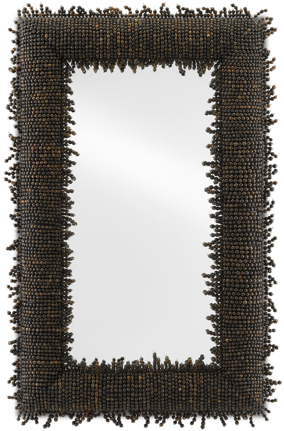Currey and Company - 1000-0081 - Mirror - Pasay Collection - Black/Mirror