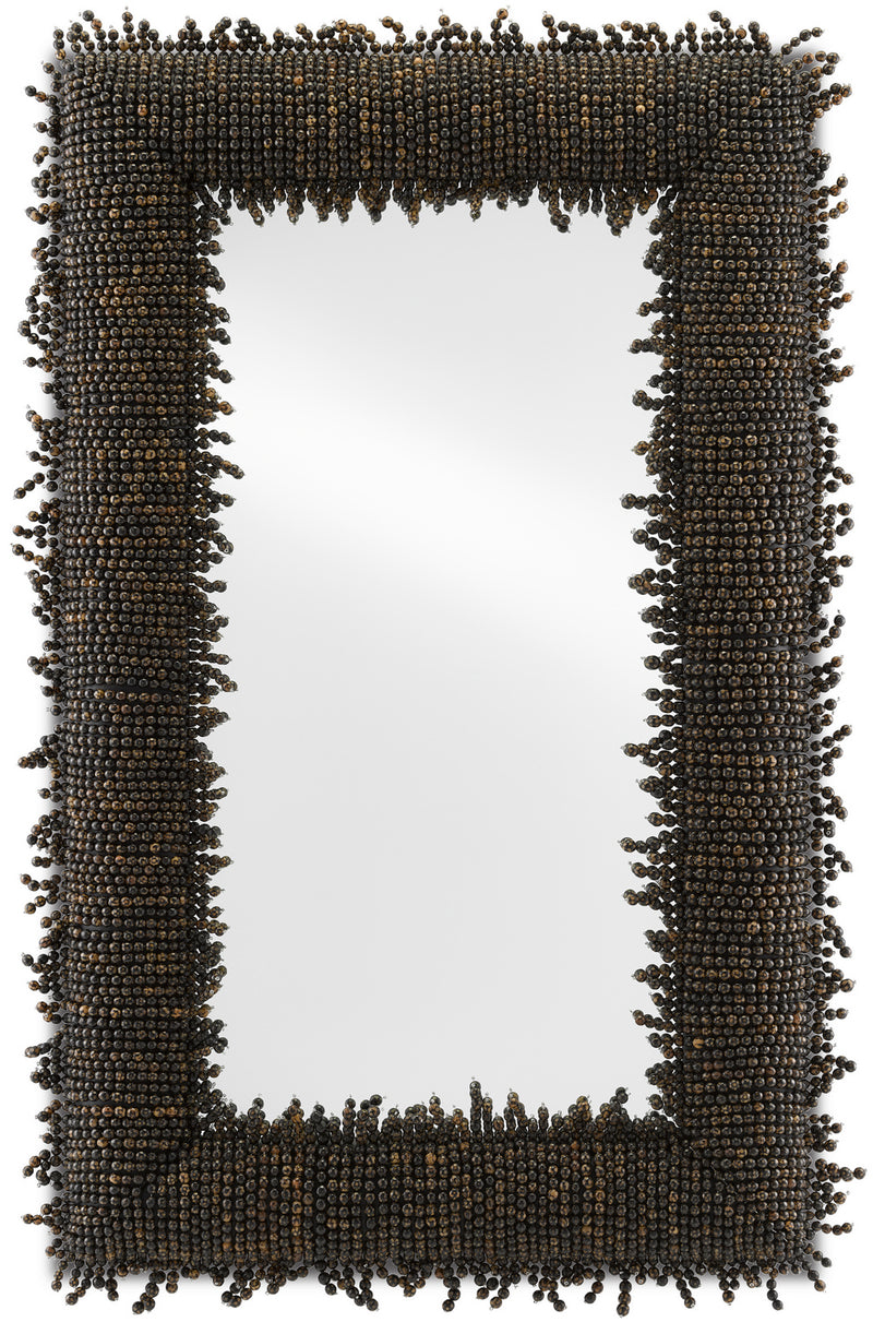 Currey and Company - 1000-0081 - Mirror - Pasay Collection - Black/Mirror