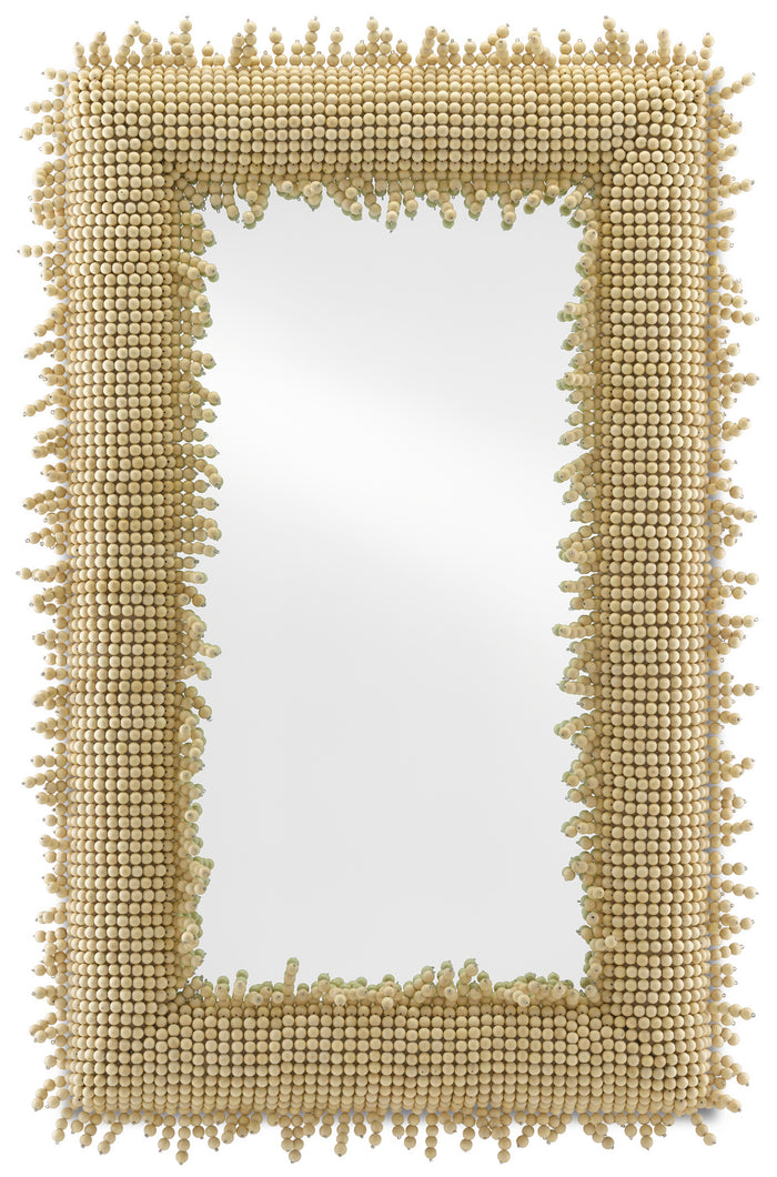 Currey and Company Mirror from the Jeanie collection in Beige/Mirror finish