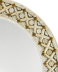 Currey and Company - 1000-0089 - Mirror - Ellaria - Natural/Brass